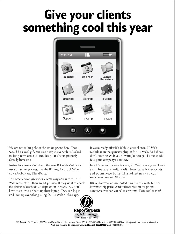 November December 2010 ad